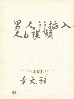 男人jj插入女人b视频