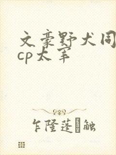 文豪野犬同人文cp太宰