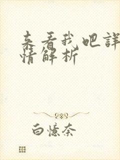 来看我吧详细剧情解析