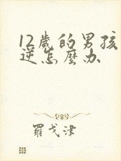 12岁的男孩叛逆怎么办