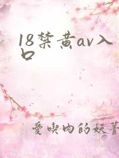 18禁黄av入口