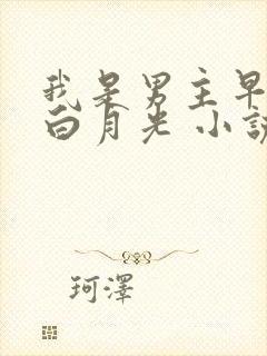 我是男主早死的白月光 小说