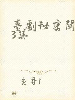 台剧秘密关系第3集