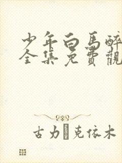 少年白马醉春风全集免费观看高清