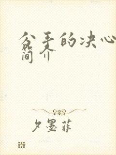 分手的决心短剧简介