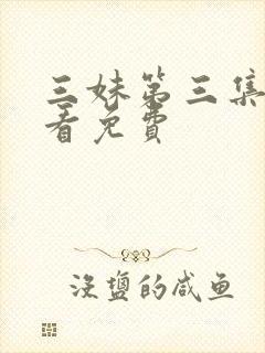 三妹第三集在线看免费
