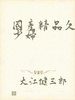 国产精品久久久少妇