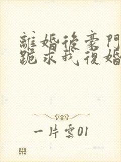 离婚后豪门前夫跪求我复婚无弹窗