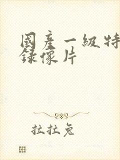 国产一级特黄色录像片