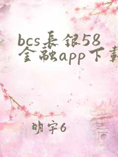 bcs长银58金融app下载