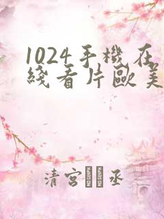 1024手机在线看片欧美