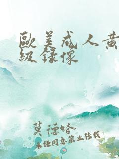 欧美成人黄色一级录像