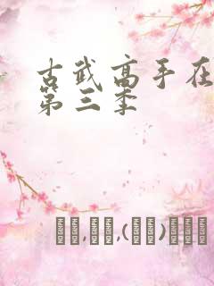 古武高手在都市第三季