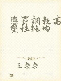 惩罚调教高h 双性纯肉