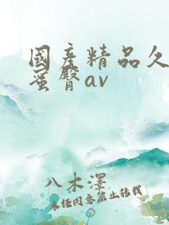 国产精品久久久蜜臀av