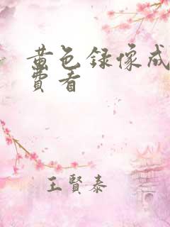 黄色录像成人免费看