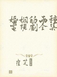 婚姻的两种猜想电视剧全集免费观看