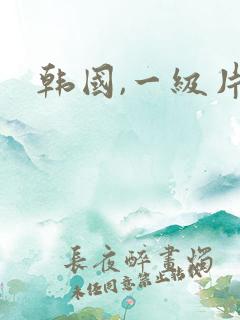 韩国,一级片