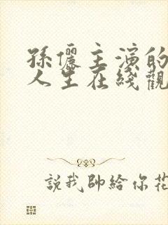 孙俪主演的蛮好人生在线观看