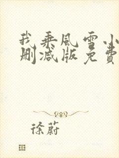 我乘风雪小说无删减版免费阅读