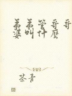 弟弟管哥哥的老婆叫什么