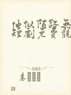 他似陌路无归处短剧免费观看