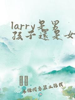 larry是男孩子还是女孩子