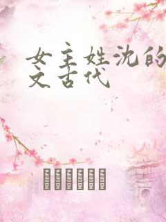 女主姓沈的重生文古代