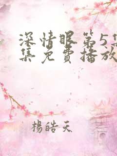 深情眼第5集全集免费播放
