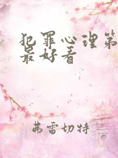 犯罪心理第几季最好看