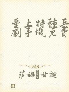 爱上特种兵电视剧手机免费观看全集