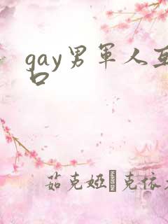 gay男军人互口
