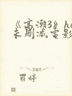 《高潮3》hd未删减电影