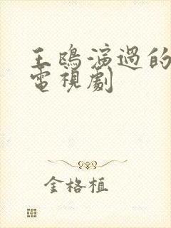 王鸥演过的全部电视剧