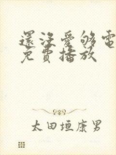 还没爱够电视剧免费播放