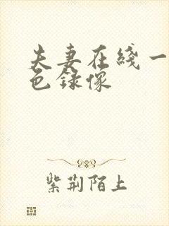 夫妻在线一级黄色录像