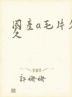 国产a毛片久久久