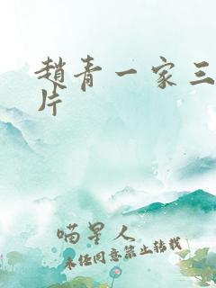 赵青一家三口照片