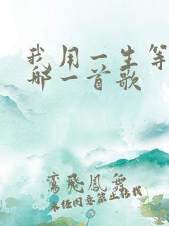 我用一生等你是哪一首歌