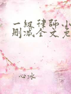 一级律师小说未删减全文免费阅读