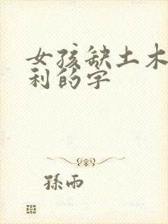 女孩缺土木最吉利的字