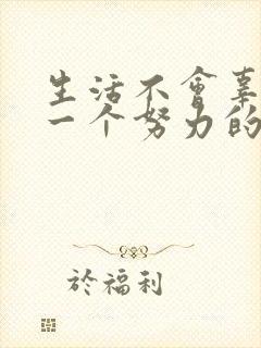 生活不会辜负每一个努力的人