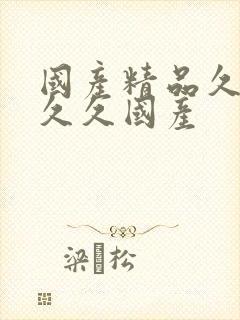 国产精品久久久久久国产