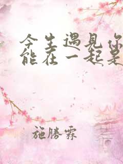 今生遇见你却不能在一起是什么歌