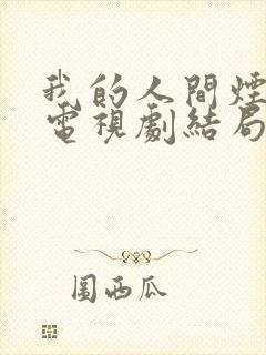 我的人间烟火 电视剧结局