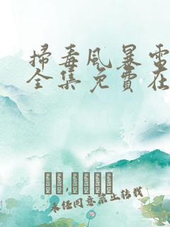 扫毒风暴电视剧全集免费在线观看