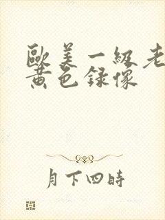 欧美一级老女人黄色录像