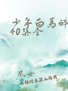 少年白马醉春风40集全