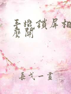 手机锁屏相机怎么关