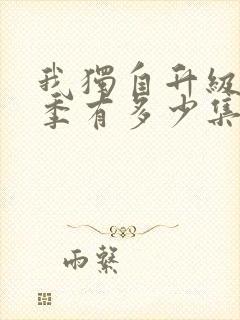 我独自升级第二季有多少集